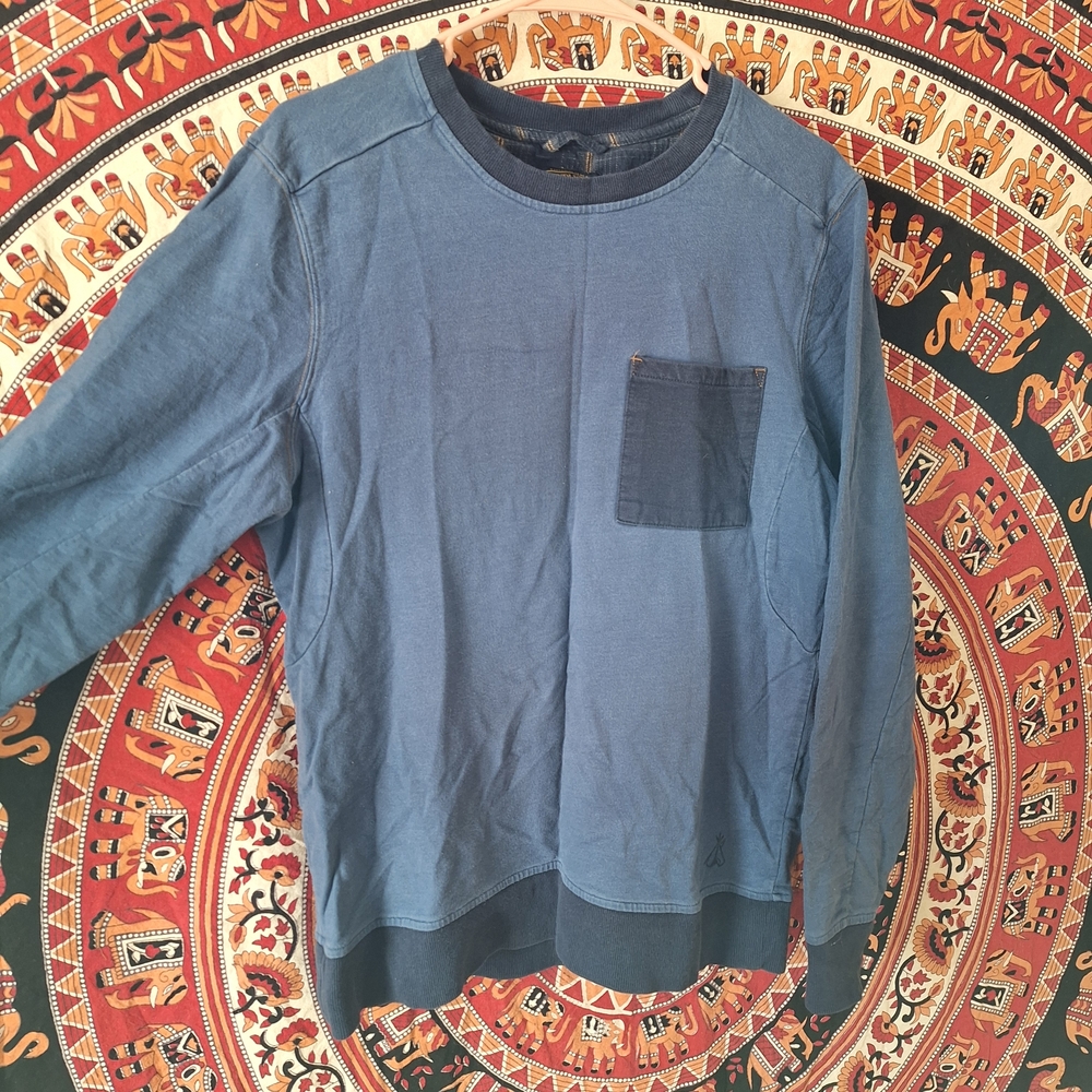 Pendleton Limited Edition Navy Blue Cotton Crew Neck Sweatshirt Small